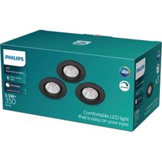 Philips - SADA 3x LED stmievateľné podhľadové svietidlo SPARKLE LED/5,5W/230V 27