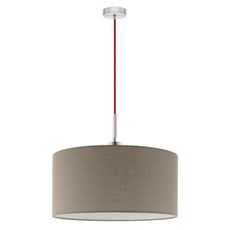 Eglo - LED  Luster na lanku TUNJA 1xE27/60W/230V taupe