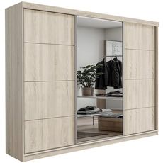 Skriňa Palermo 250 Sonoma+Zrkadlo