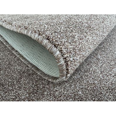 Vopi , Kusový koberec Apollo Soft hnedý kruh, 200x200 (priemer) kruh, hnedá, chodba / predsieň