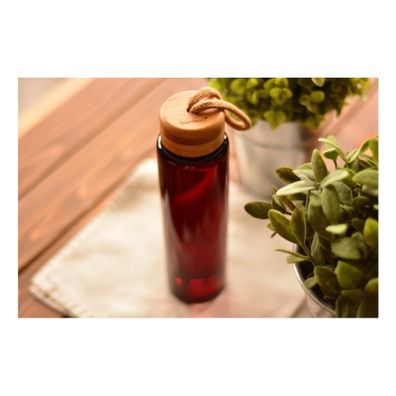 Sklenená fľaša s bambusovým uzáverom Bambum Diem, 500 ml
