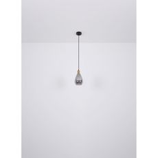 Globo 15563H - Luster na lanku FANNI 1xE27/40W/230V mosadz