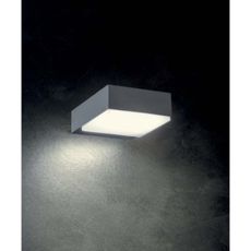 Redo 9560 - LED Vonkajšie nástenné svietidlo CUBE LED/7W/230V 3000K IP54 antracit