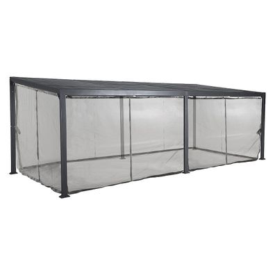 Deokork Sieť proti hmyzu LUXURY 6x3,5 m (grafit)