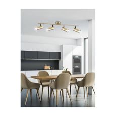 Kovové stropné svietidlo v zlatej farbe 9x76 cm Colly - Candellux Lighting