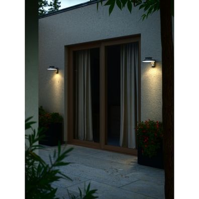 Nordlux - LED solárne nástenné svietidlo so senzorom JUSTINA LED/5W/3,7V IP44