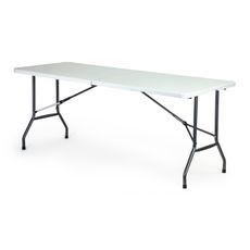 ModernHome Záhradný cateringový stôl, skladací 180 cm biela