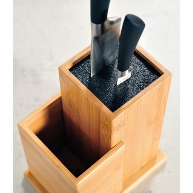 Kesper 58025 Blok na nože so zásobníkom, 24 x 18,5 x 12,7 cm