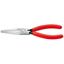 Ploché kliešte typu Langbeck 140 mm (s predĺženými čeľusťami) KNIPEX 30 11 140 - leštená hlava, plastové puzdrá