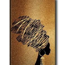 Wallity Obraz AFRICAN WOMAN 70 x 100 cm