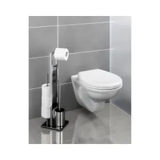 Toaletná kefa s držiakom na toaletný papier Wenko Rivalta
