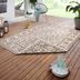 NORTHRUGS - Hanse Home koberce Kusový koberec Twin-Wendeteppiche 105432 Linen – na von aj na doma - 80x350 cm