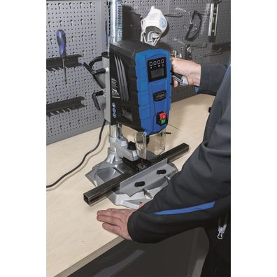 Scheppach DP 55 stojanová vŕtačka s krížovým laserom