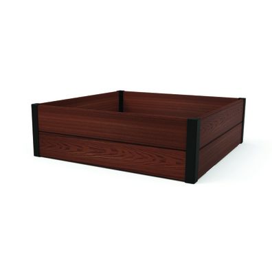 Keter Vyvýšený záhon Maple Square hnedá, 106 x 106 x 32 cm , M