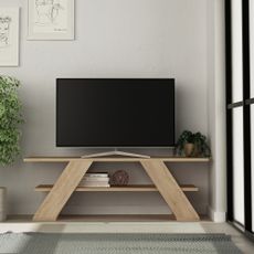 TV stolík Houseland Farfalla 120 cm prírodný dub