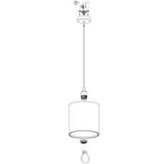 Eglo 43401 - Luster na lanku ARNHEM 1xE27/40W/230V