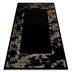 Dywany Łuszczów Kusový koberec Gloss 408C 86 glamour black/gold - 120x170 cm