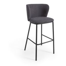 Tmavosivá barová stolička 102 cm Ciselia – Kave Home