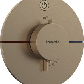 Sprchová batéria Hansgrohe ShowerSelect Comfort S bez podomietkového telesa kartáčovaný bronz 15553140