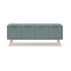 TV stolík sivozelený 140x53x40 cm Pisco – Marckeric