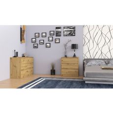 Komoda 6 zásuviek KARO 120 cm - dub artisan
