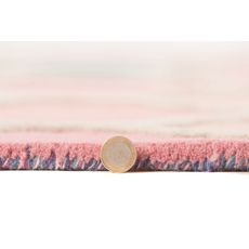 Flair Rugs , Ručne všívaný kusový koberec Illusion Rosella Pink/Blue kruh, 160x160 (priemer) kruh, viacfarebná, obývacia izba