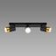 Luster PUZON SPT GU10 3L BLACK/GOLD 04127 LS3