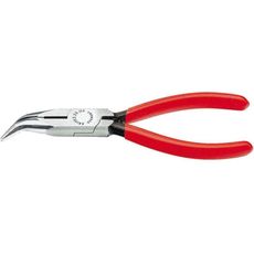 KNIPEX 25 21 160 Polkruhové kliešte s čepeľami pre rádiotechniku 160 mm - leštená hlava, plastové puzdrá