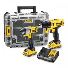 Kombinovaná sada akumulátorového náradia DeWALT DCK211D2T 10,8 V XR 2x2,0 Ah