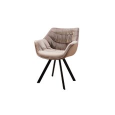 Stolička The Dutch Comfort velvet greige