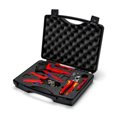 Kufrík na náradie pre fotovoltaiku Knipex 97 91 04 V01 (sada 7 dielov)