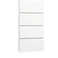 Nástenný panel LAYERS, 800 x 54 x 1486 mm, biela