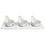 Lamart LT9218 4 dielna servírovacia sada misiek Dine, 34 x 12 cm