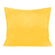 SATÉNOVÁ OBLIEČKA NA VANKÚŠ 70X80 CM ŽLTÁ