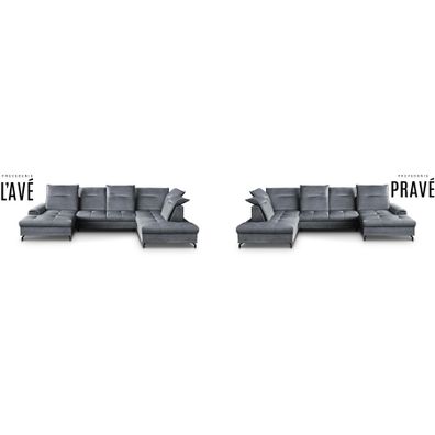 Sedacia súprava BRUNO, ANTHRACITE - Element 23