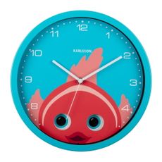 Detské hodiny ø 31 cm Peekaboo Goldfish – Karlsson