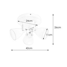 Markslöjd 108081 -Kúpeľňové bodové svietidlo FJÄLLBACKA 3xG9/20W/230V IP44 čierna