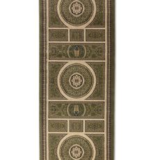 Nouristan - Hanse Home koberce Behúň Herat 105991 Green Cream - 80x240 cm