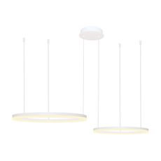 Azzardo AZ4977 - LED Stmievateľný luster na lanku HALO LED/90W/230V biela + DO
