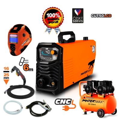 PANTERMAX CUT50LCD® ručná inverterová plazmová rezačka set3 + Kompresor + Príslušenstvo