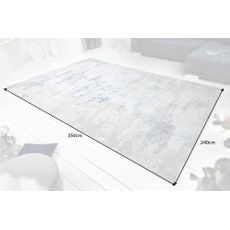 Koberec Abstrakt 350x240cm sivomodrý