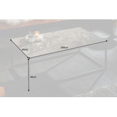 Konferenčný stolík Symbiosis 100cm mramorový vzhľad keramika