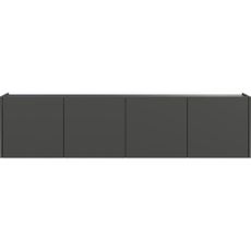 Antracitový TV stolík 183x45 cm Piana – Germania