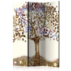 Paraván Golden Tree Dekorhome 135x172 cm (3-dielny)