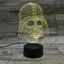 3Dmix 3DL-CRK047 – 3D LED nočná lampa - Darth Vader (Star Wars) (Crack základňa)