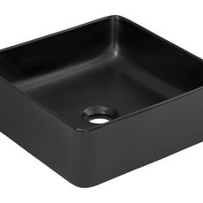 Comad Keramické umyvadlo na desku Slim 37 cm černé