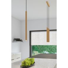 Sollux SL.1170 - Luster na lanku PASTELO 1xG9/8W/230V zlatá