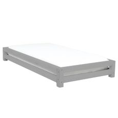 Benlemi Jednolôžková posteľ JAPA Zvoľte farbu: Tmavo sivá, Zvoľte rozmer: 80 x 200 cm