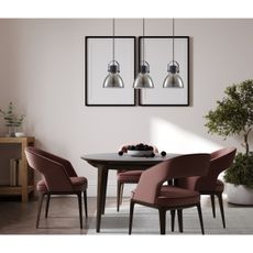 ITALUX PND-22371-3-BK+SG - Luster na lanku DARLENA 3xE27/40W/230V čierna