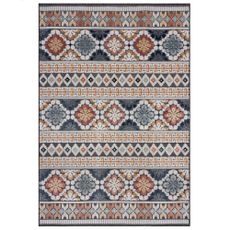 Flair Rugs koberce Kusový koberec Plaza Aster Navy – na von aj na doma - 120x170 cm